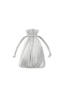 Pleated Baggu Chrome Metallic