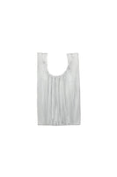 Pleated Baggu Chrome Metallic