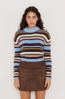 Poet Fluffy Stripe Sweater