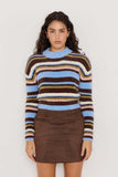 Poet Fluffy Stripe Sweater