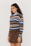 Poet Fluffy Stripe Sweater