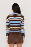 Poet Fluffy Stripe Sweater