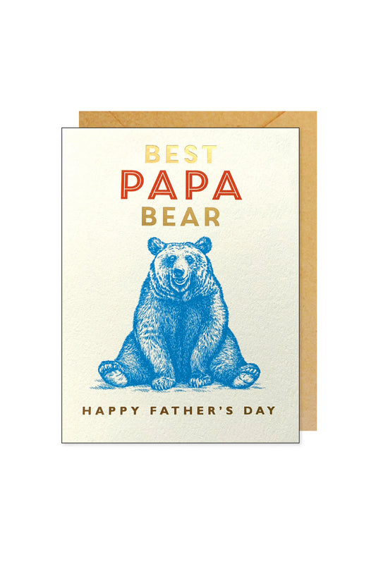 Poppa Bear Card