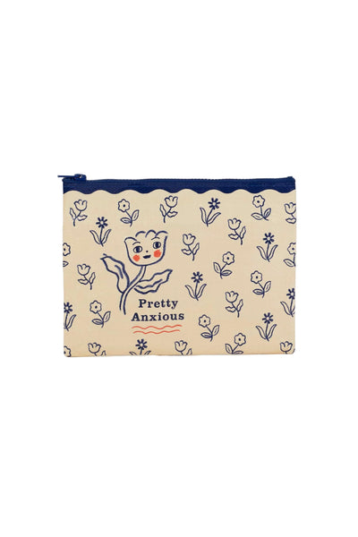 Pretty Anxious Zipper Pouch