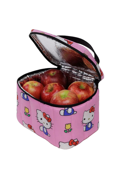 Puffy Lunch Bag Hello Kitty Pink