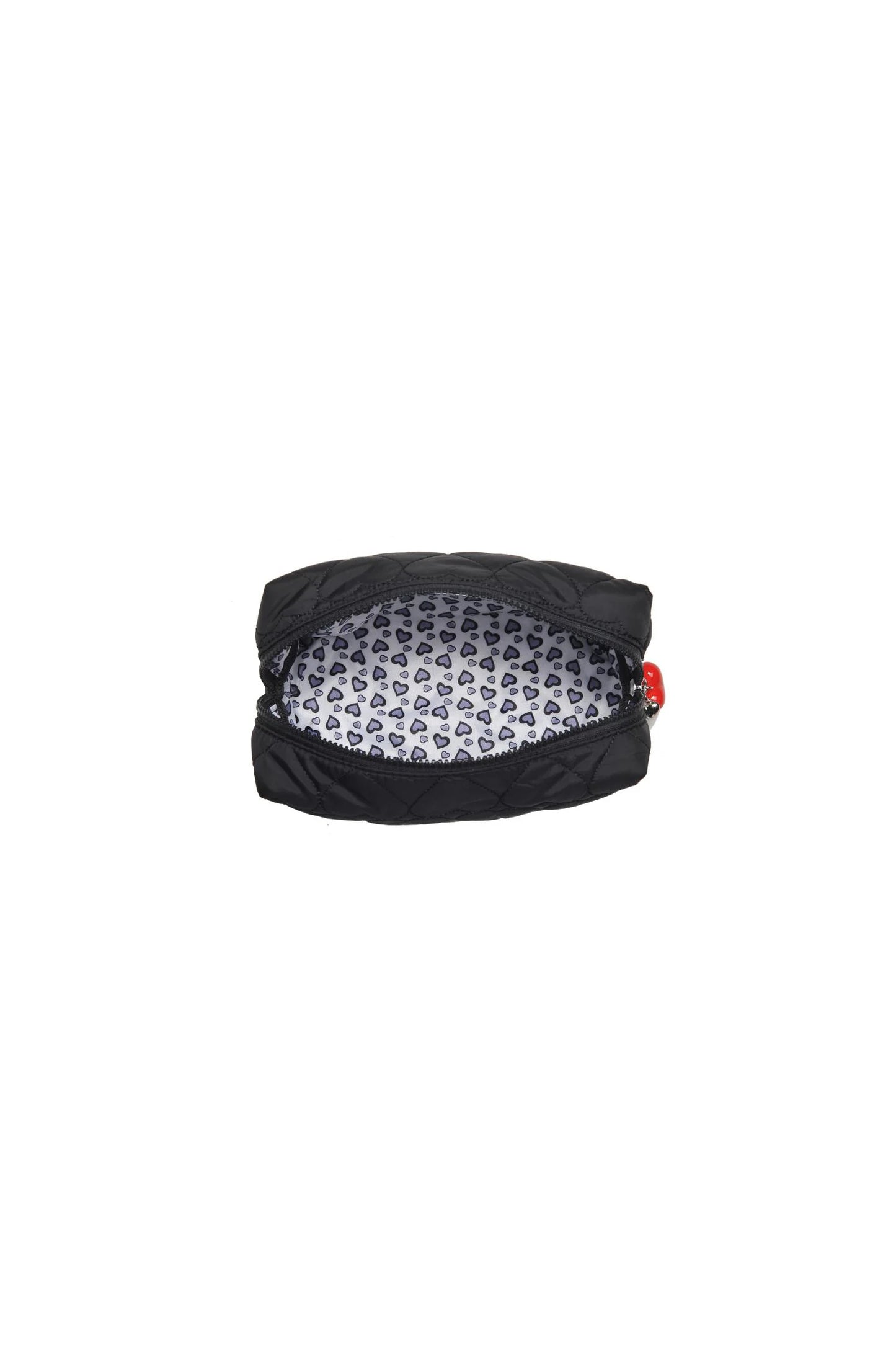 Pull My Heart Cosmetic Pouch Black