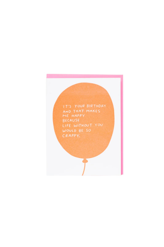Punny Birthday Balloon Card