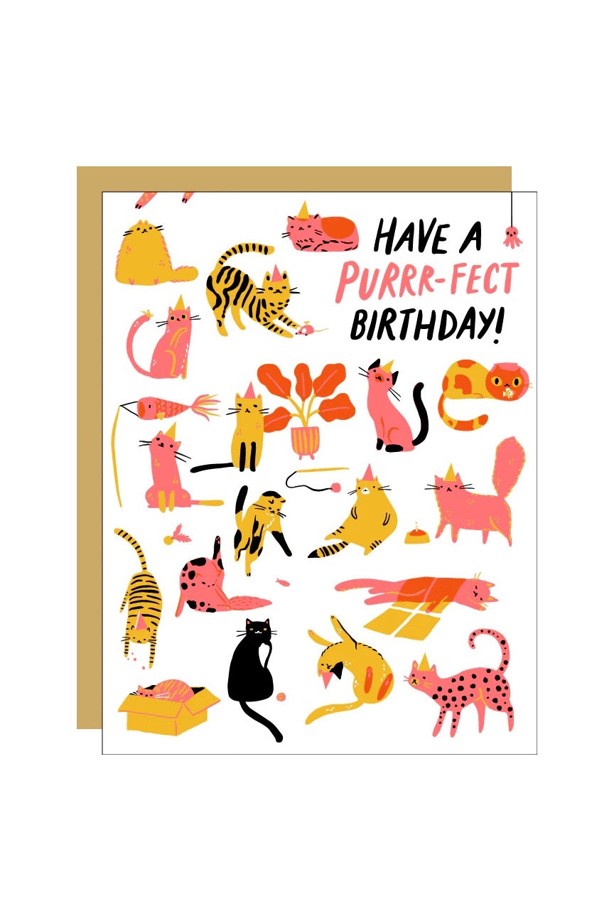 Purr-fect Birthday Card