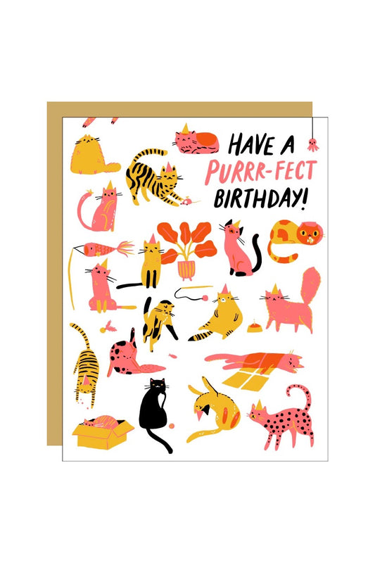 Purr-fect Birthday Card