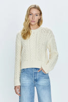 Quinn Shrunken Fisherman Sweater