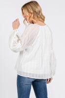 Raglan Bubble Sleeve Top