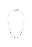 Rainbow Seed Bead Necklace