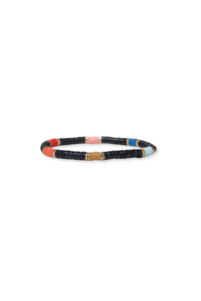 Rainbow Stripes Sequin Stretch Bracelet