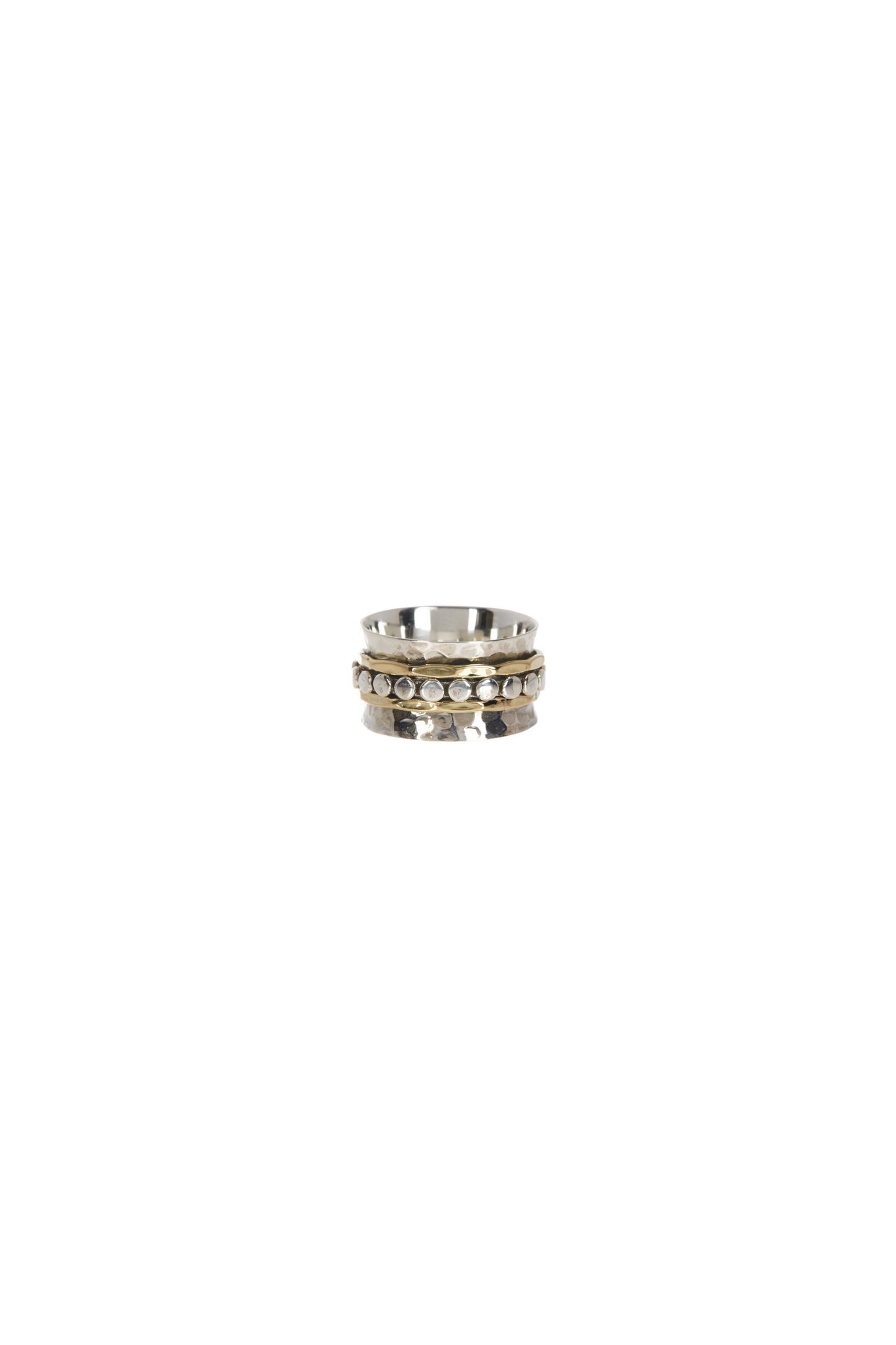 Raised Texture Spinner Ring