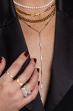 Regina Lariat Gold