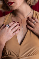 Regina Lariat Silver