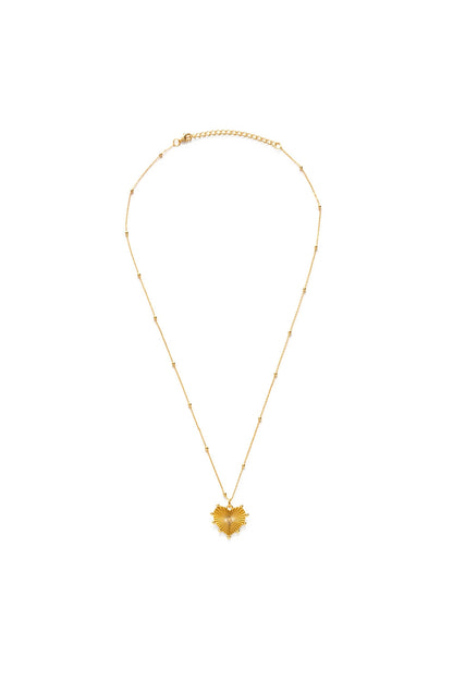 Renaissance Heart Pendant Necklace