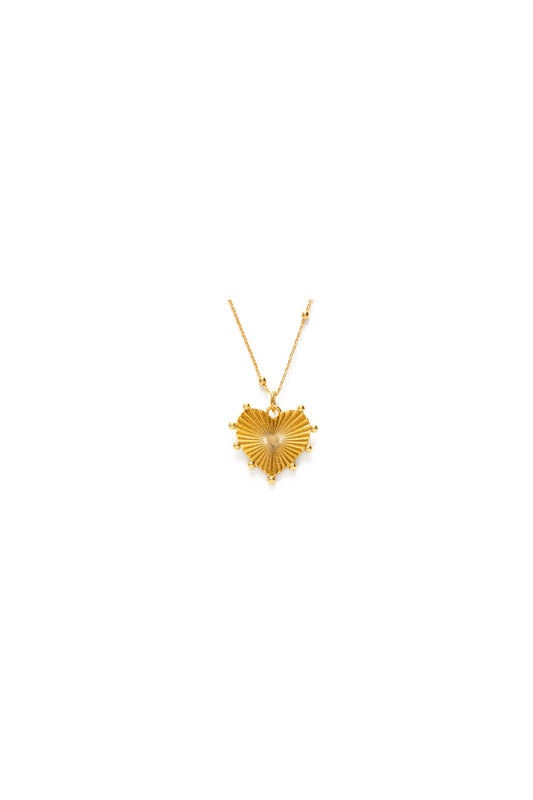 Renaissance Heart Pendant Necklace