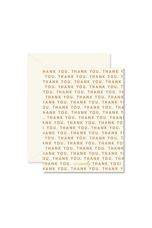 Repeating Thank You Card