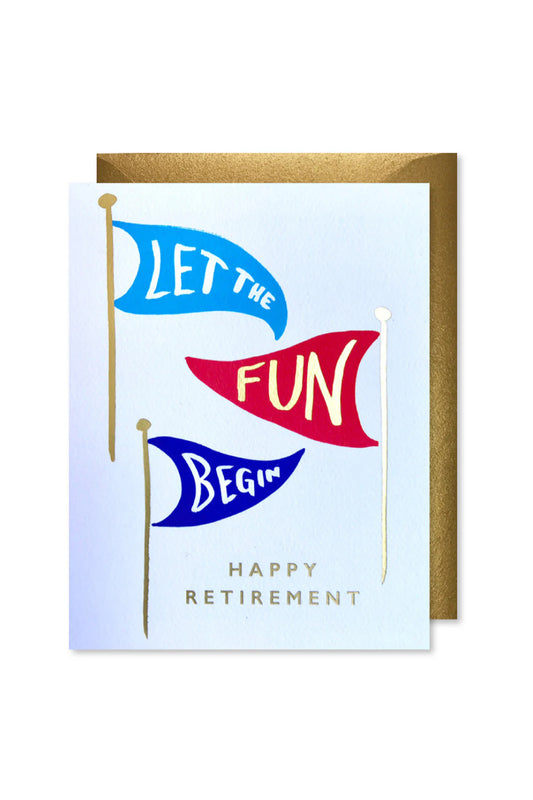 Retirement Flags Card