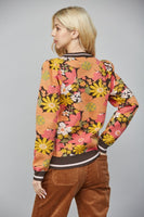 Retro Floral Sweater