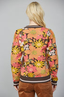 Retro Floral Sweater