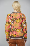 Retro Floral Sweater
