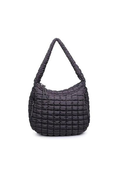 Carbon Revive Quilted Nylon Hobo