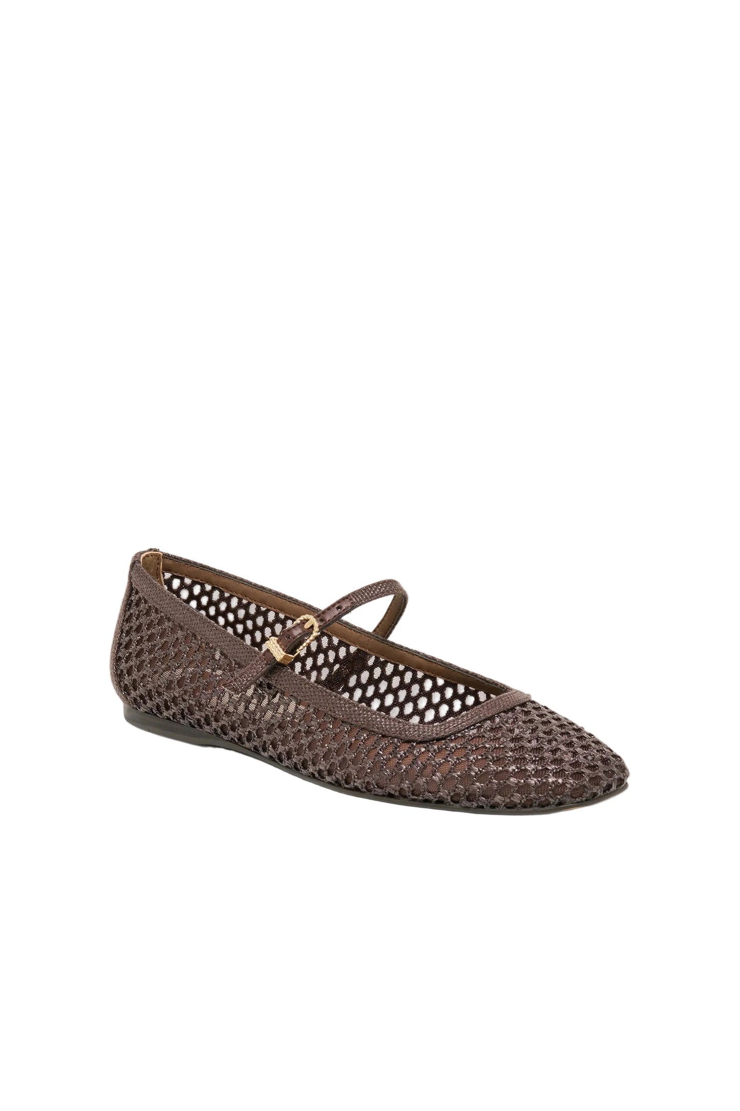 Reyes Woven Raffia Ballet Flats
