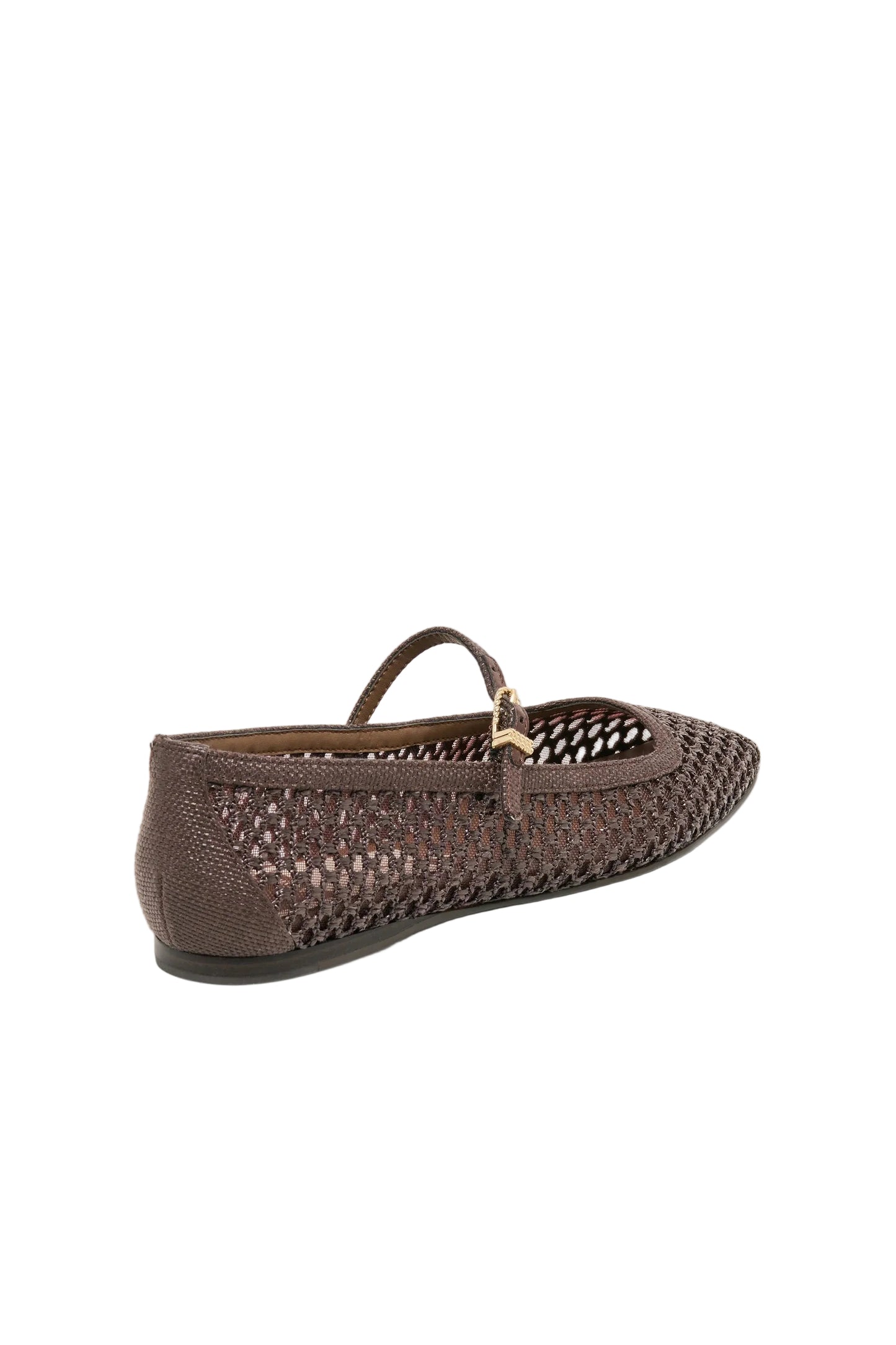 Reyes Woven Raffia Ballet Flats