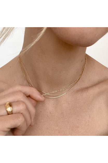 Rosalie Triple Strand Necklace