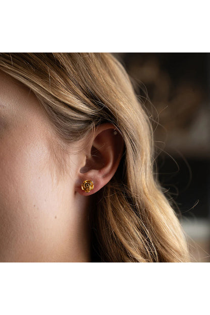 Rose Stud Earrings