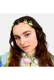Rosette Snap Clips in Lilac