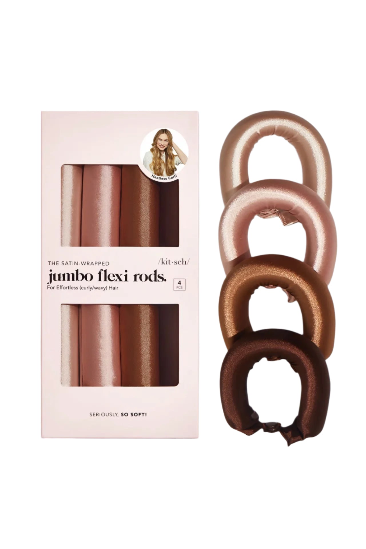 Rosewood Satin Jumbo Flexi Rods