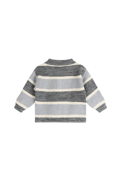 Rugby Stripe Polo Knit Baby Pullover & Pants Set
