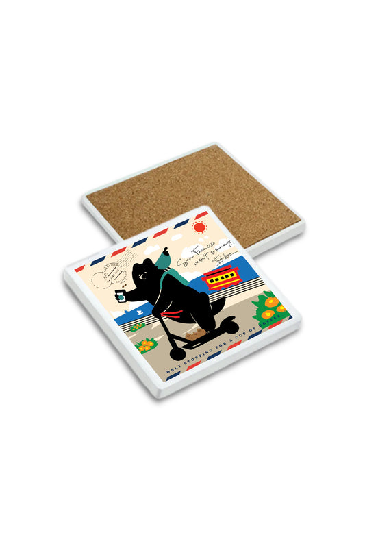 SF Tech Bear Coaster