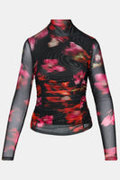 Taylore Floral Sheer Top
