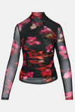 Taylore Floral Sheer Top