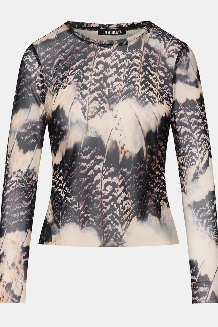 Sandy Long Sleeve Mesh Top