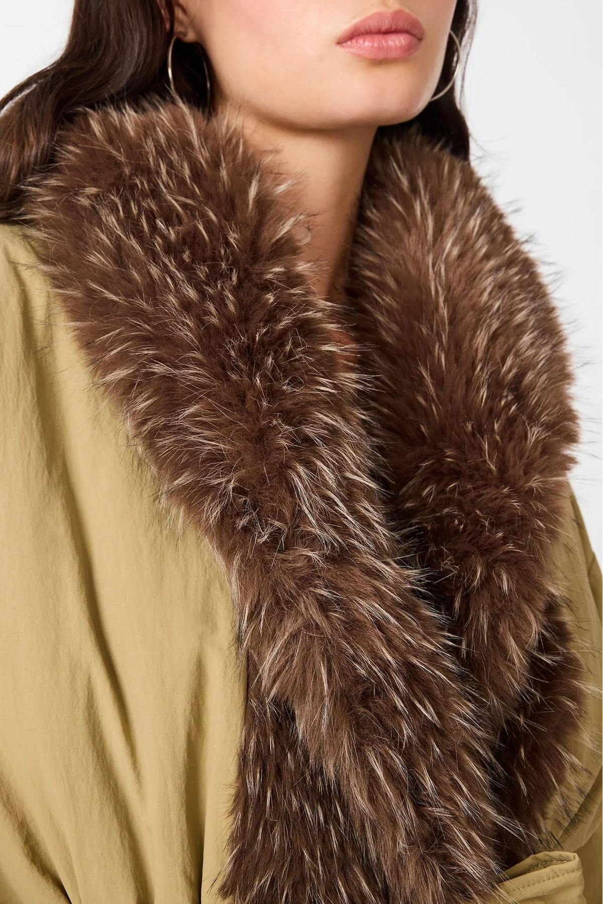 Millarca Faux Fur Collar Jacket