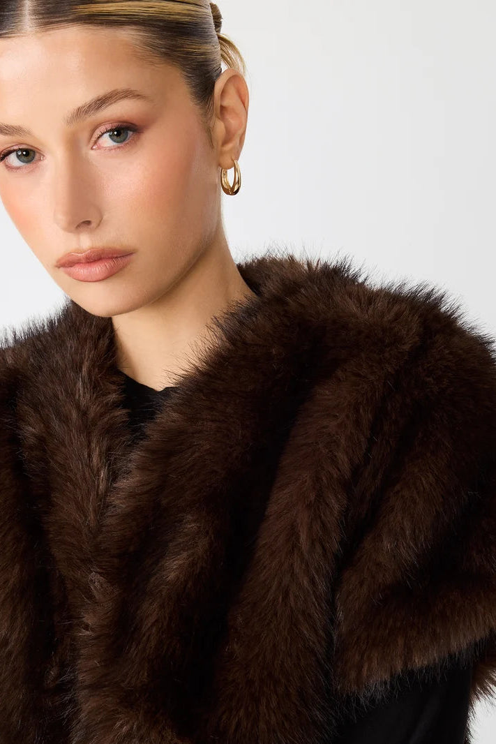 Jalen Faux Fur Bolero