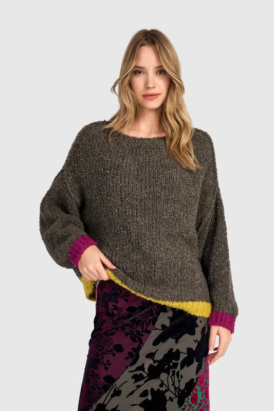 Riff Boucle Sweater Truffle