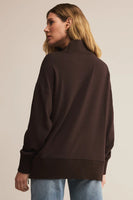 Sable Luxe Mock Neck Top