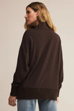Sable Luxe Mock Neck Top