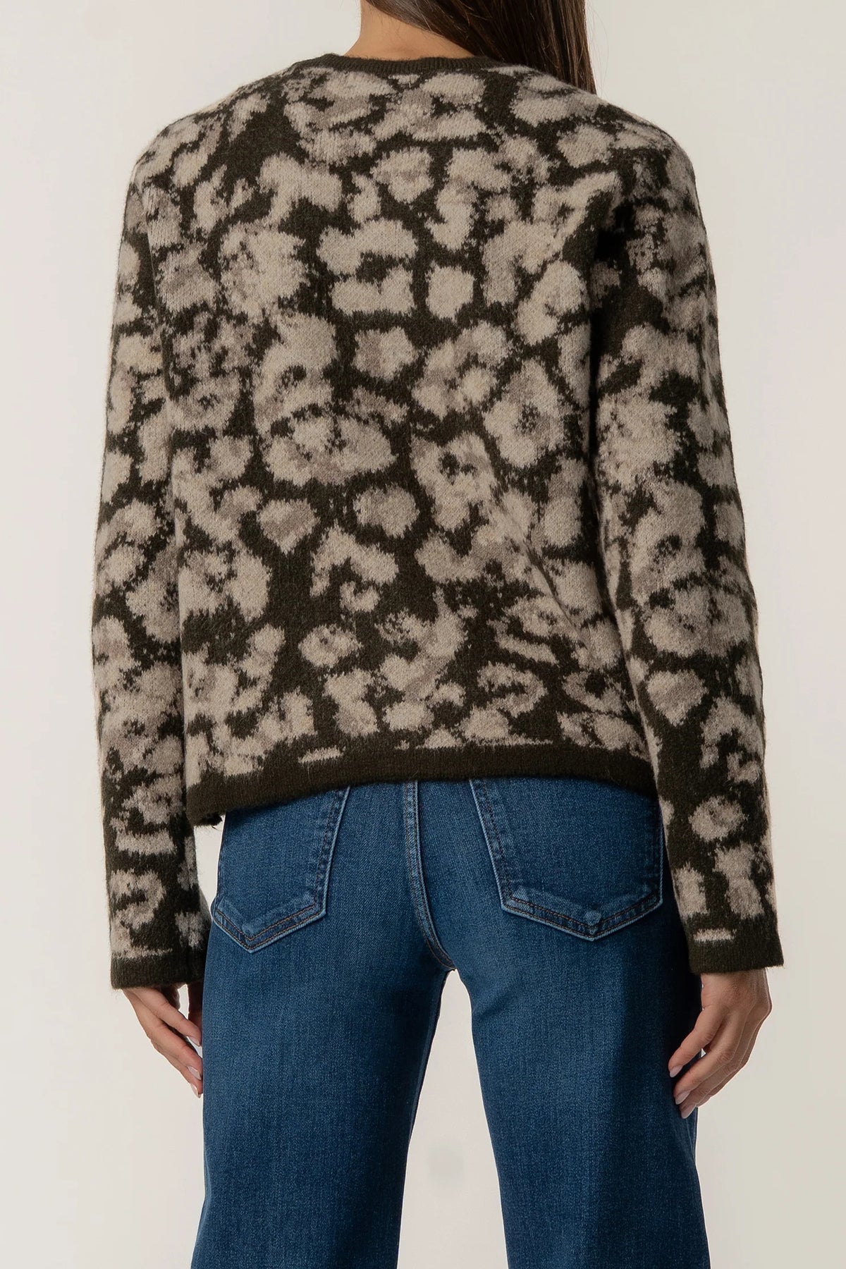 Sadie Animal Print Cardigan