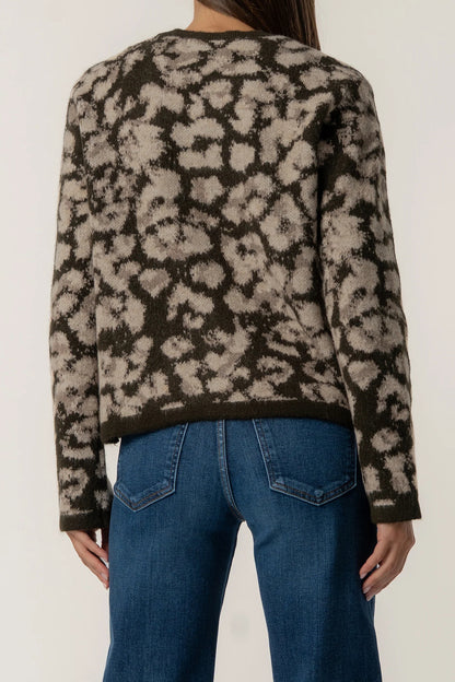 Sadie Animal Print Cardigan