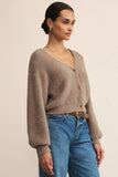 Sadira Fluffy Crop Cardigan