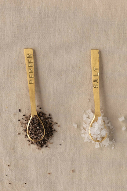 Salt and Pepper Spoons