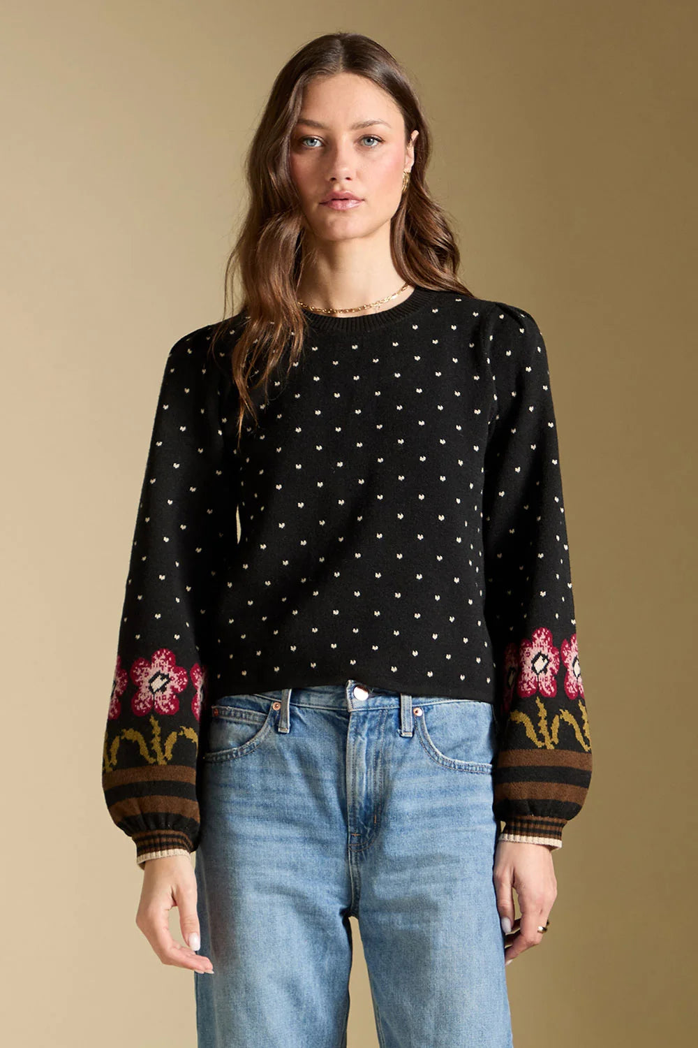 Darra Gigot Sleeve Sweater