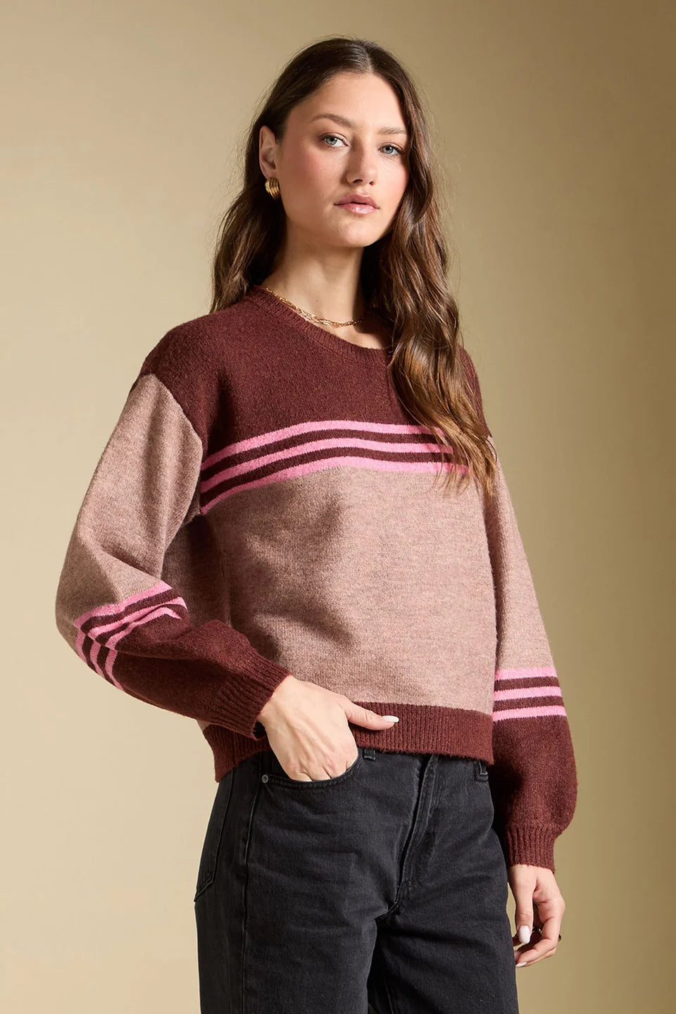 Isabeau Colorblock Sweater